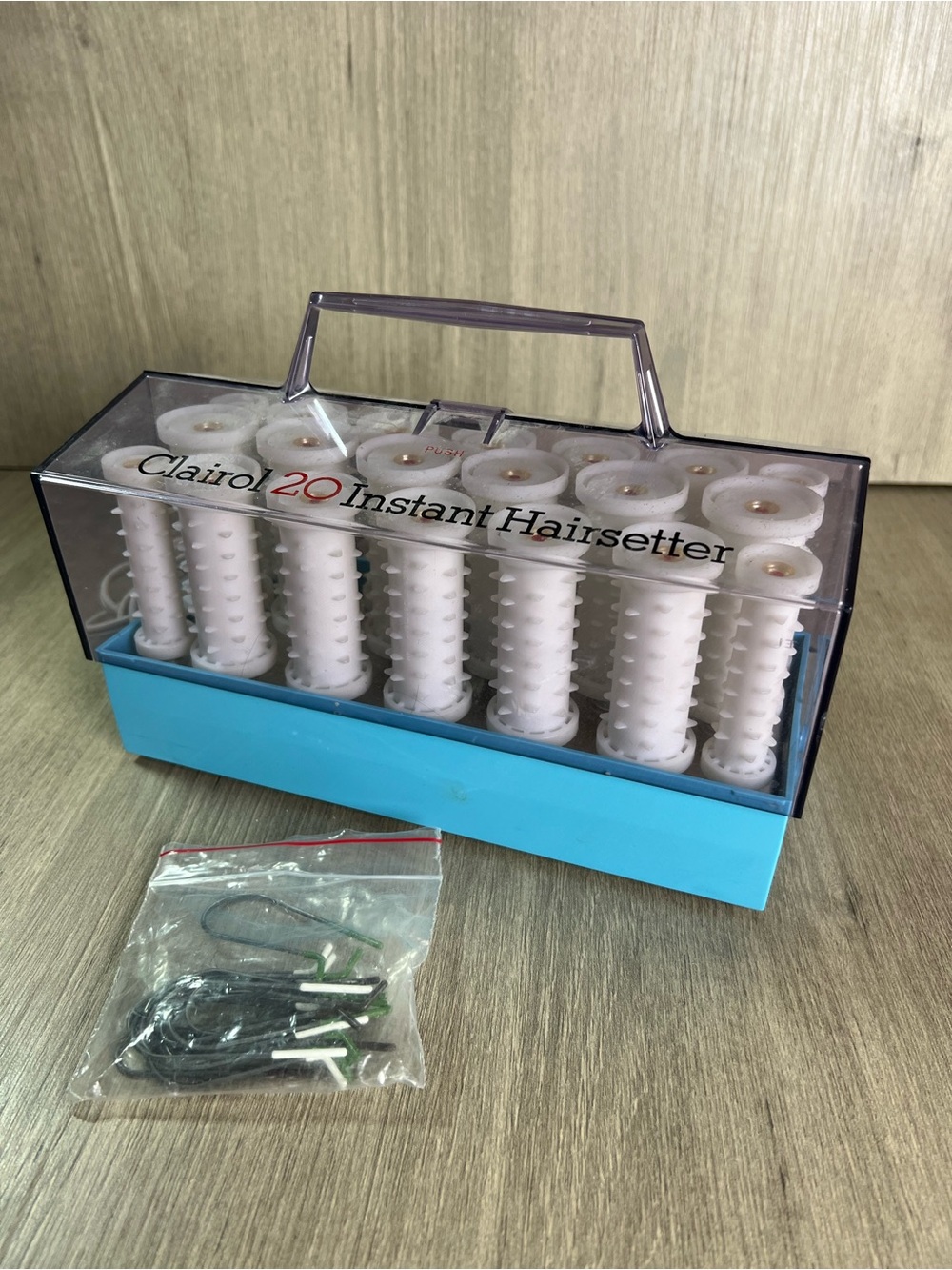 Vintage Clairol 20 Instant Hair Setter With Clips hot rollers